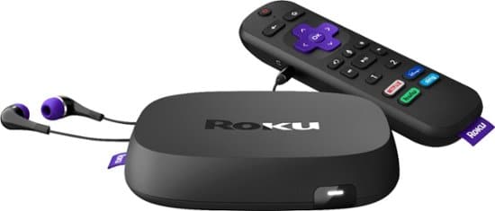 Roku Ultra with headphones